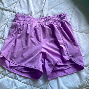Lilac purple shorts